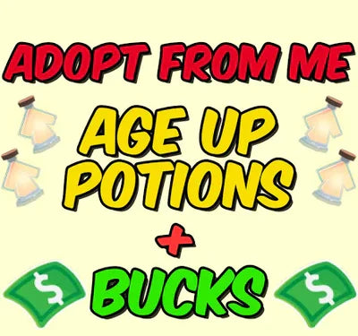 Adopt Me Age Up + Bucks Account (READ DESCRIPTION)
