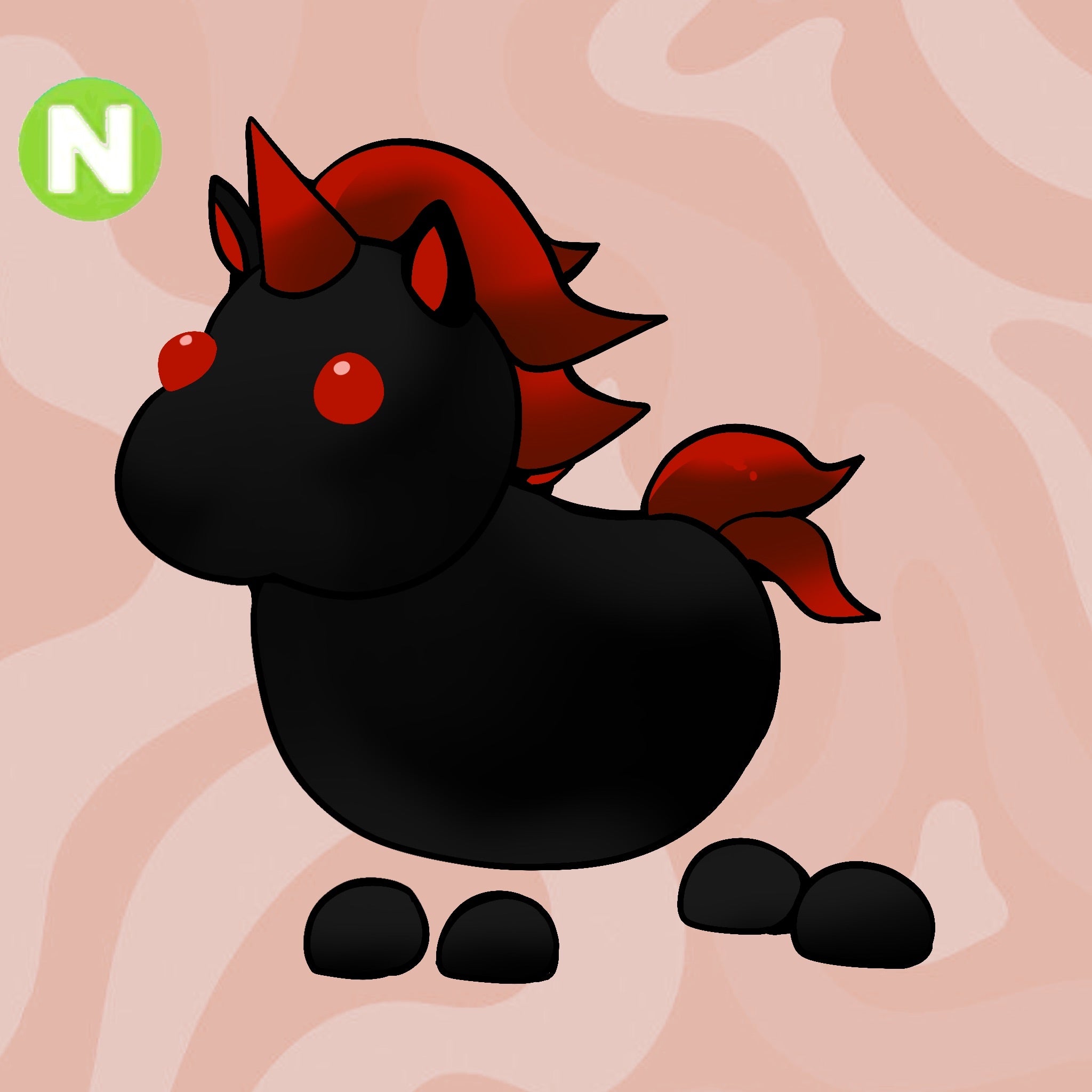 Neon Evil Unicorn