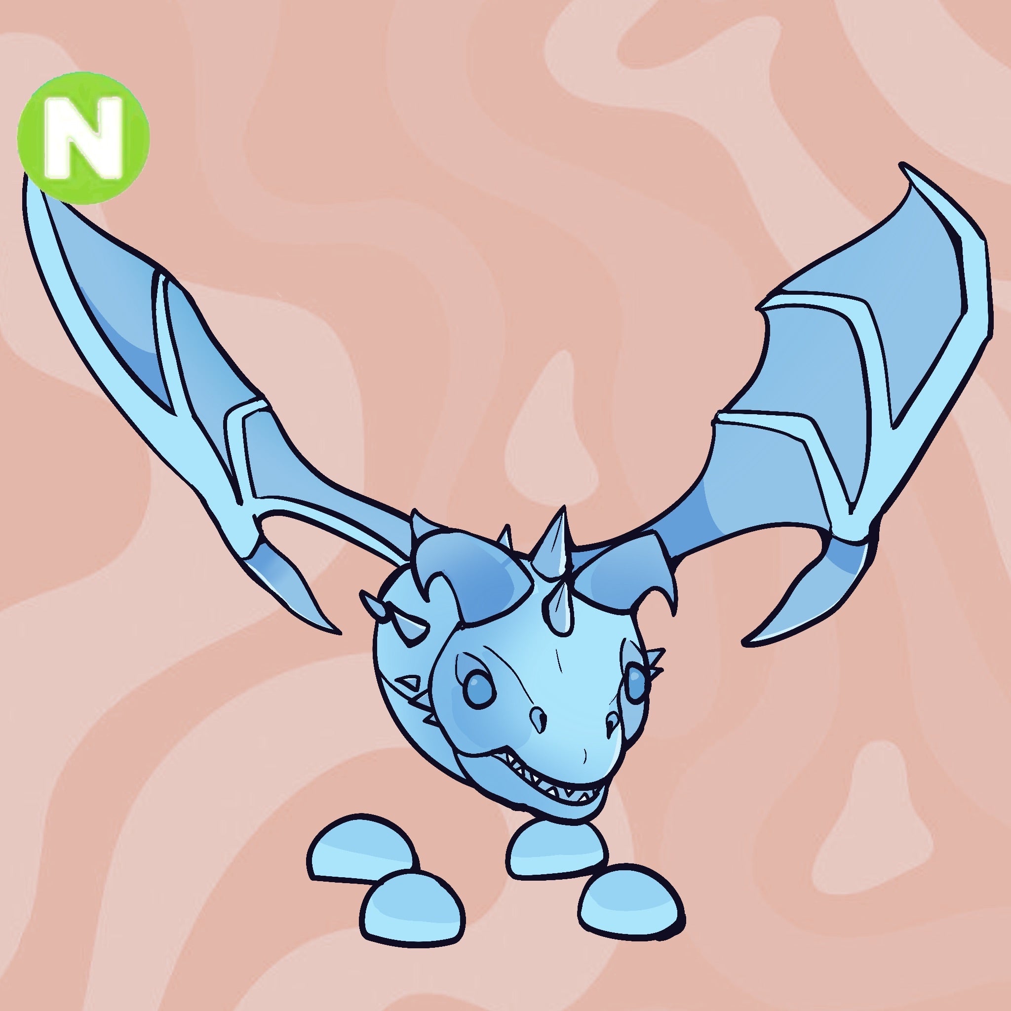 Neon Frost Dragon